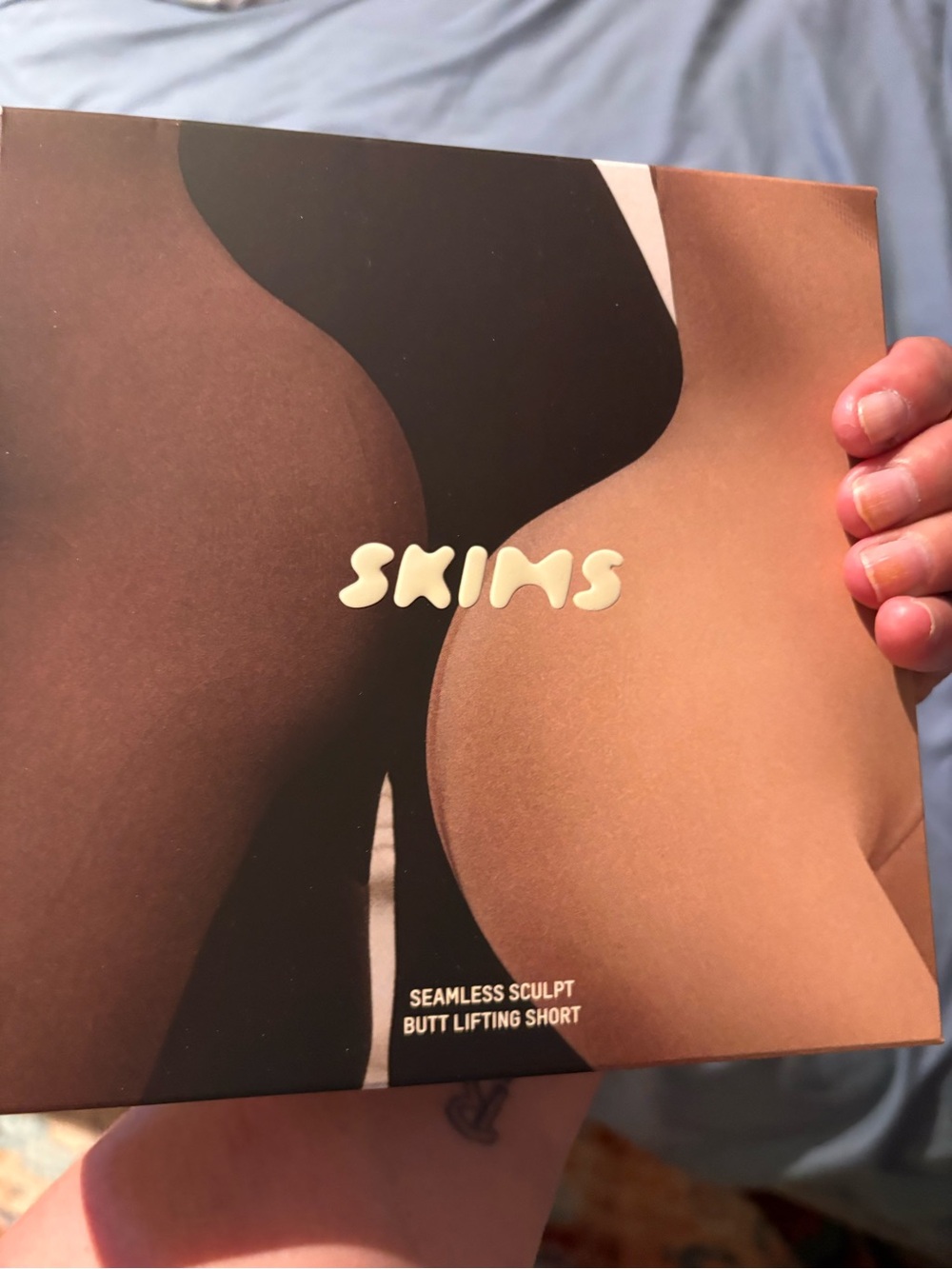 SKIMS Seamless Sculpt Butt Lifting Short - Black & Tan